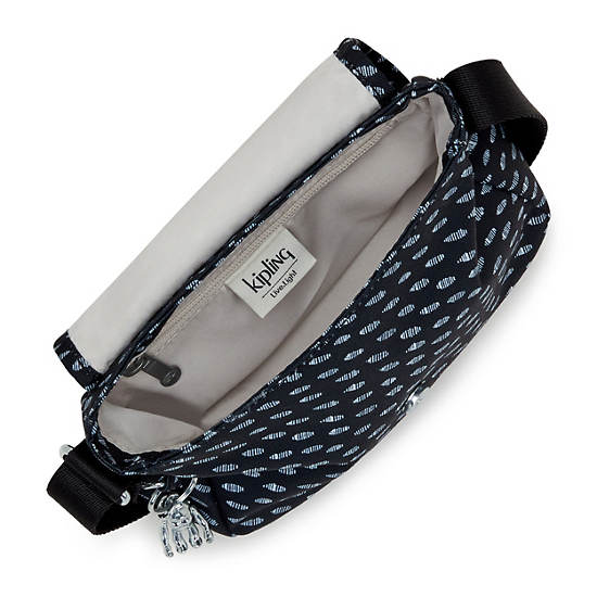 Kipling Sabian Printed Crossbody Mini Veske Blå | NO 1862IL